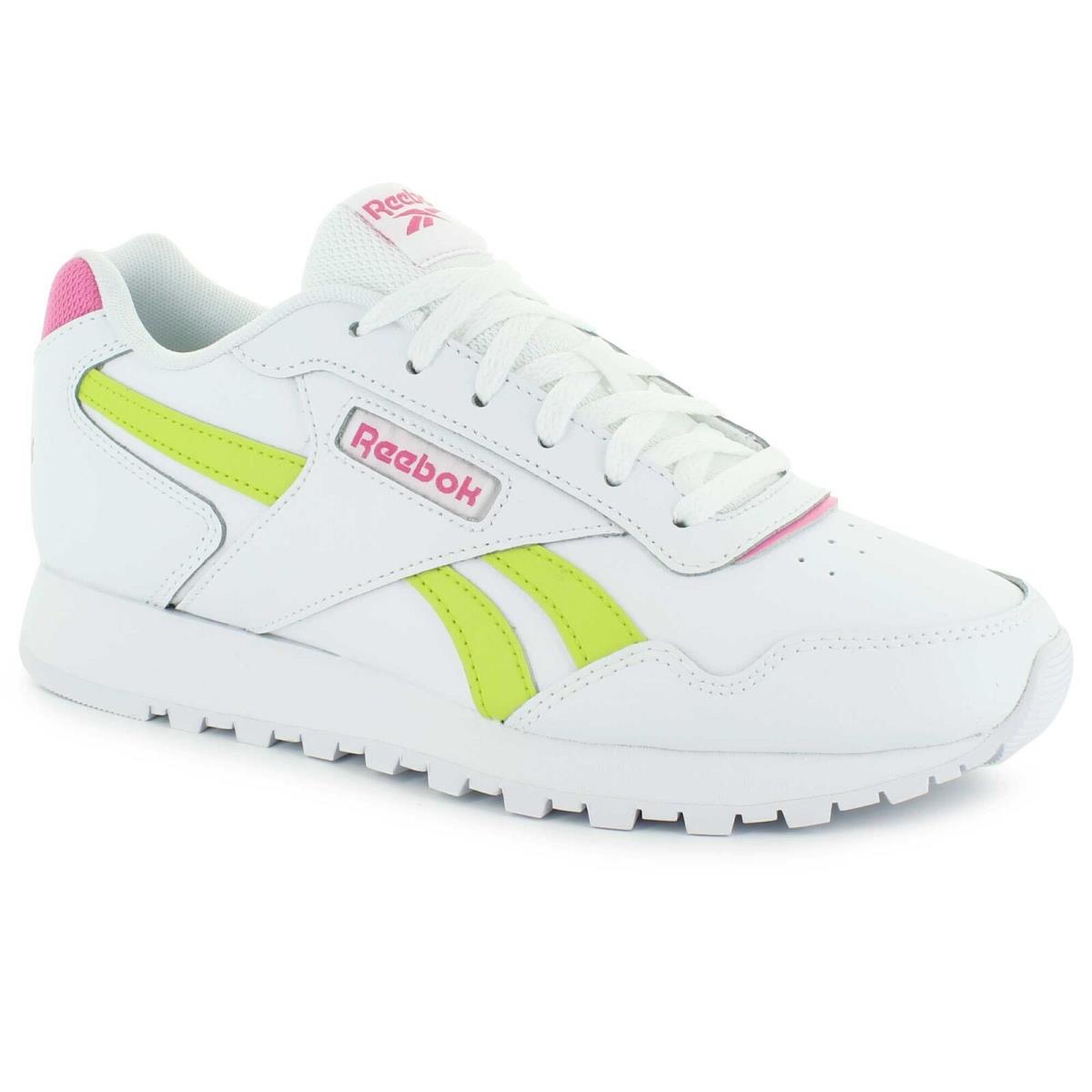 100069917/IG1005 Womens Reebok Glide - Ftwwht/Trupnk/Aciyel