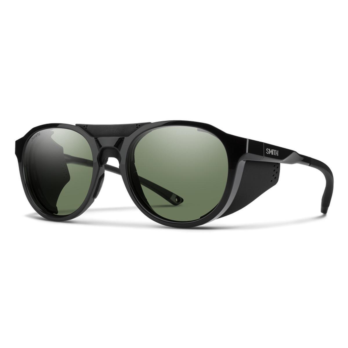 Smith Venture Sunglasses 2024 Black w/ ChromaPop Polarized Gray Green Lens