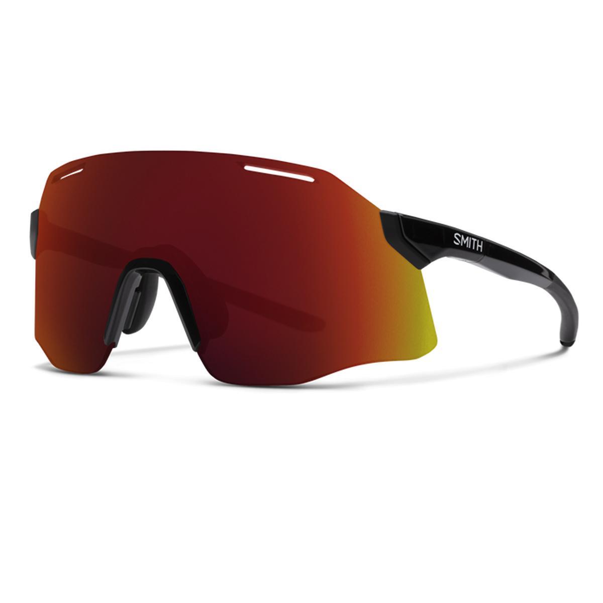 Smith Vert Sunglasses 2024 Black w/ ChromaPop Red Mirror Lens