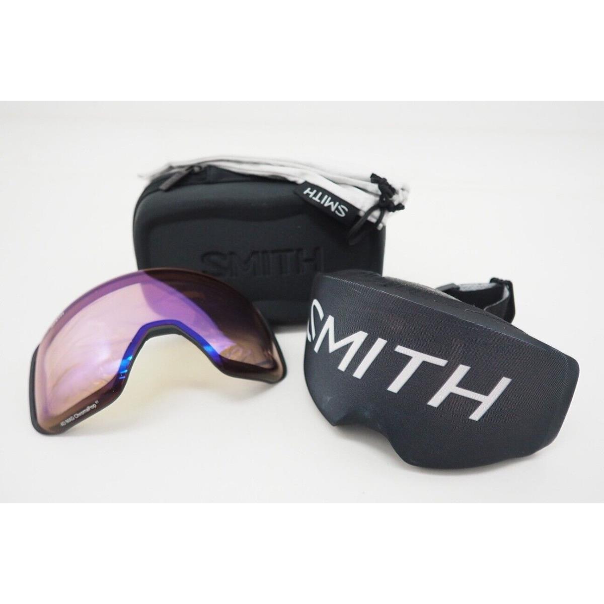 Smith 4D Mag S Chromapop Adult Ski/snow Goggle Black W/ 2 Lenses