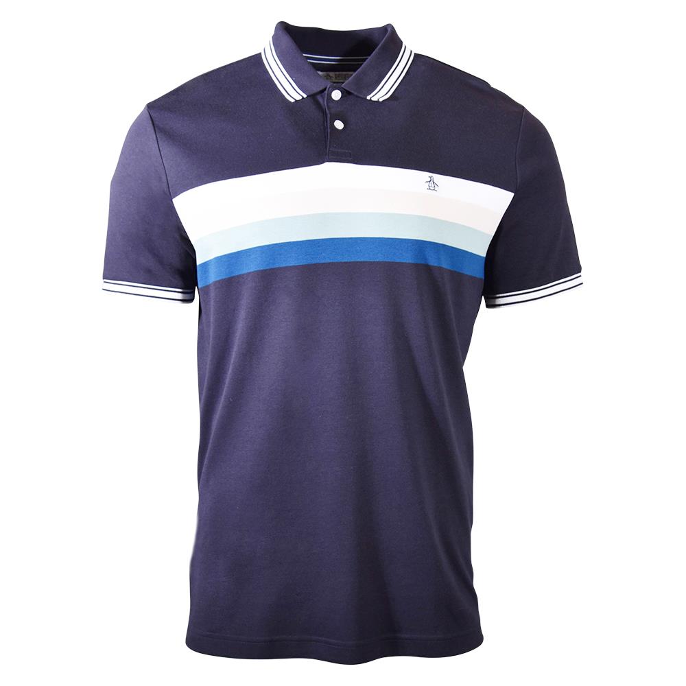 Original Penguin Men`s Polo Short Sleeve Cotton True Black X-Large