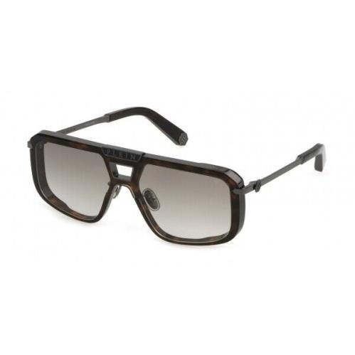 Philipp Plein SPP008M-0777 Brown Sunglasses