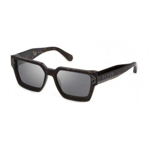 Philipp Plein SPP005M-722X Shiny Dark Havana Sunglasses