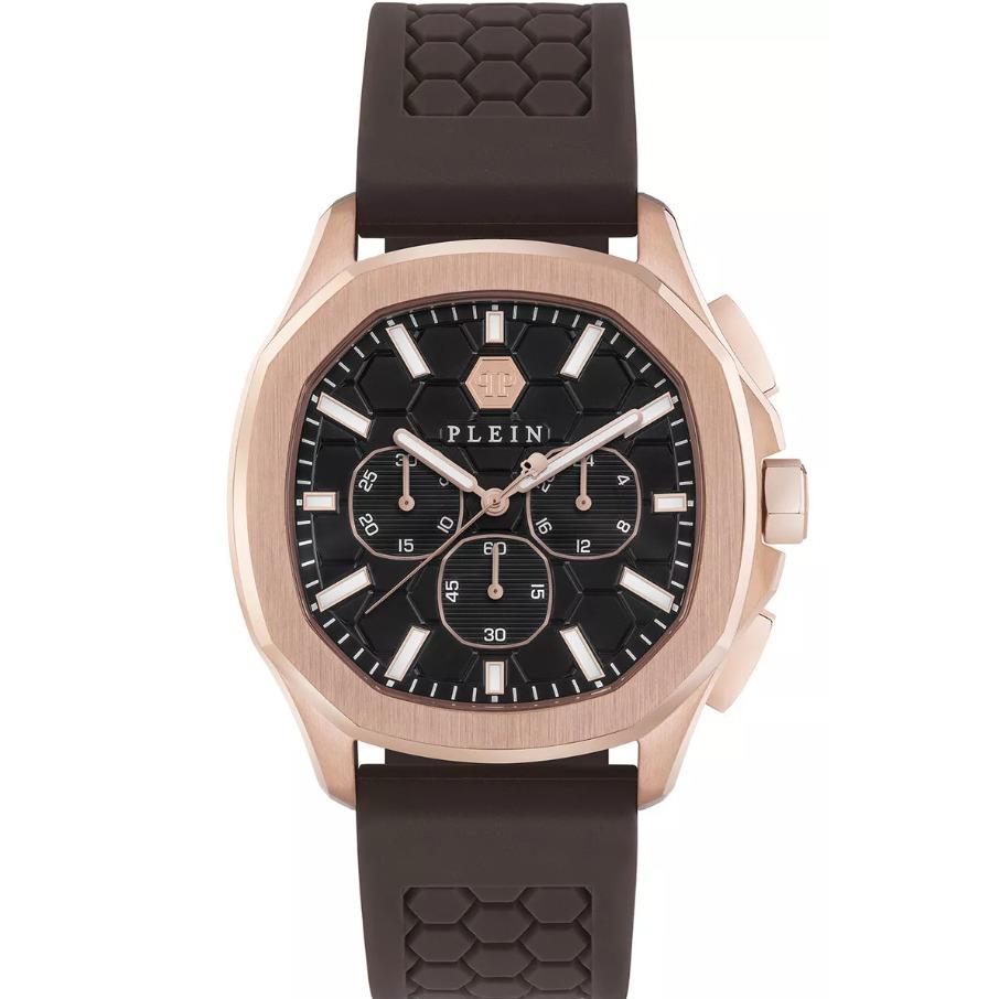 Philipp Plein Chronograph $keleton $pectre Brown Men`s Watch PWSAA0523