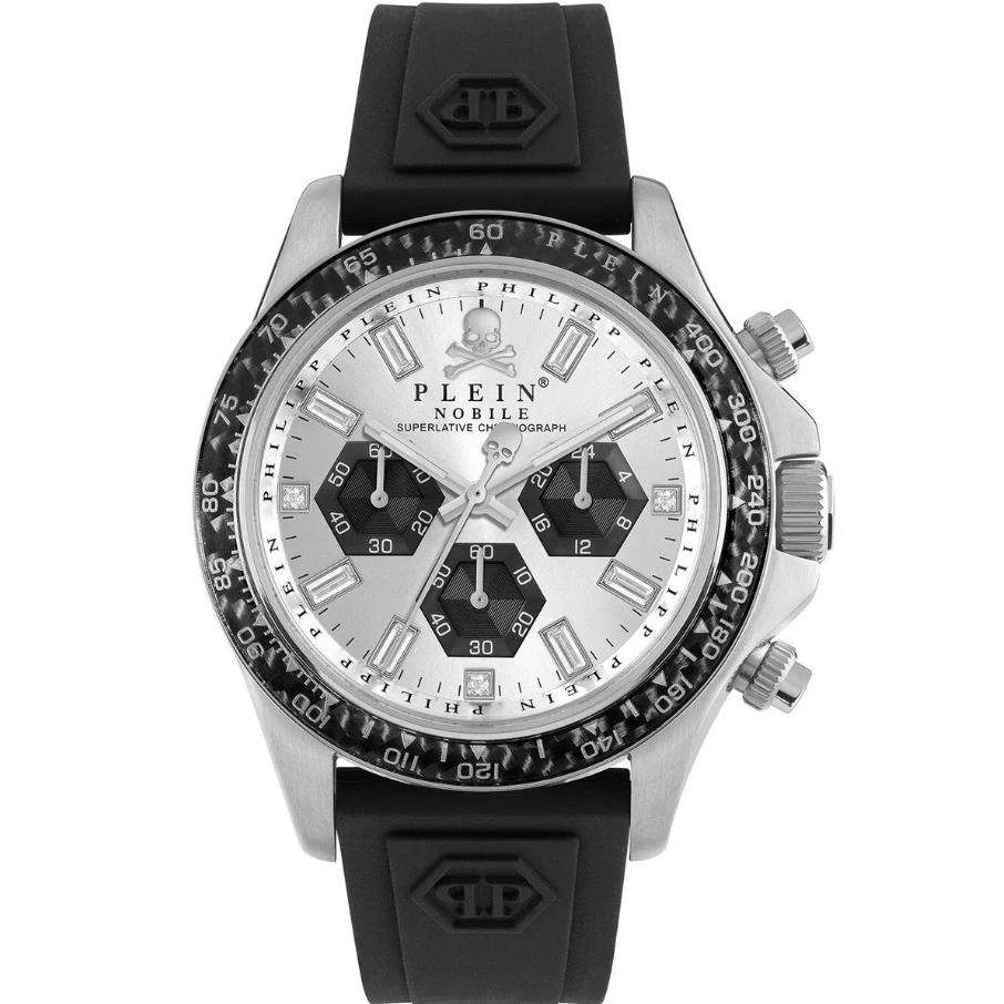 Philipp Plein Chronograph Nobile Racing Black Men`s Watch PWVAA0523