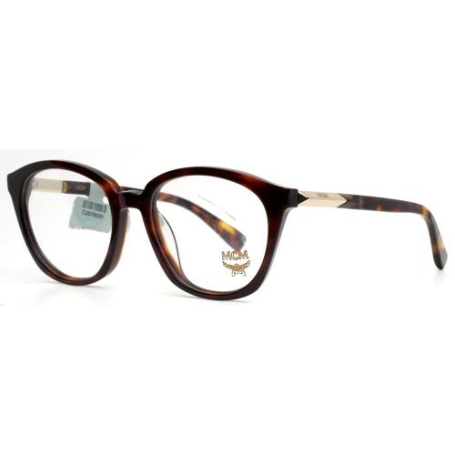 Mcm 2612 215 Tortoise Womens Square Full Rim Eyeglasses 51-18-140 B:45