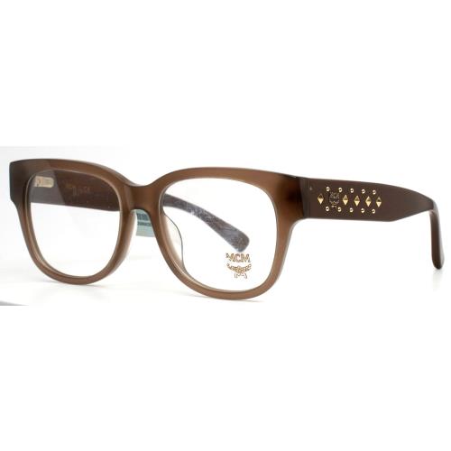 Mcm 2622 903 Brown Womens Square Full Rim Eyeglasses 52-17-140 B:43