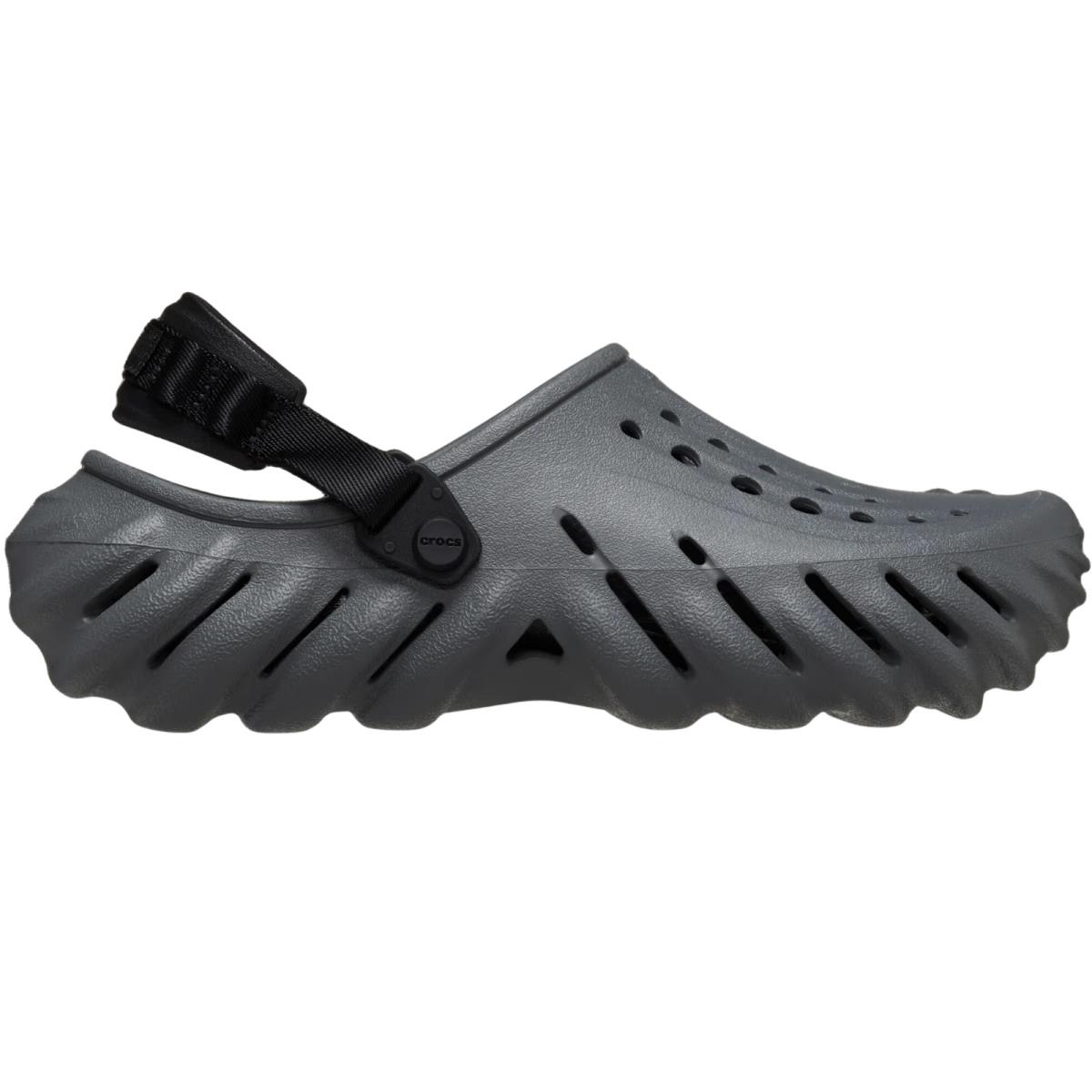 Crocs Echo Clogs Men`s Clog All Colors US Sizes 7-14 Slate Grey