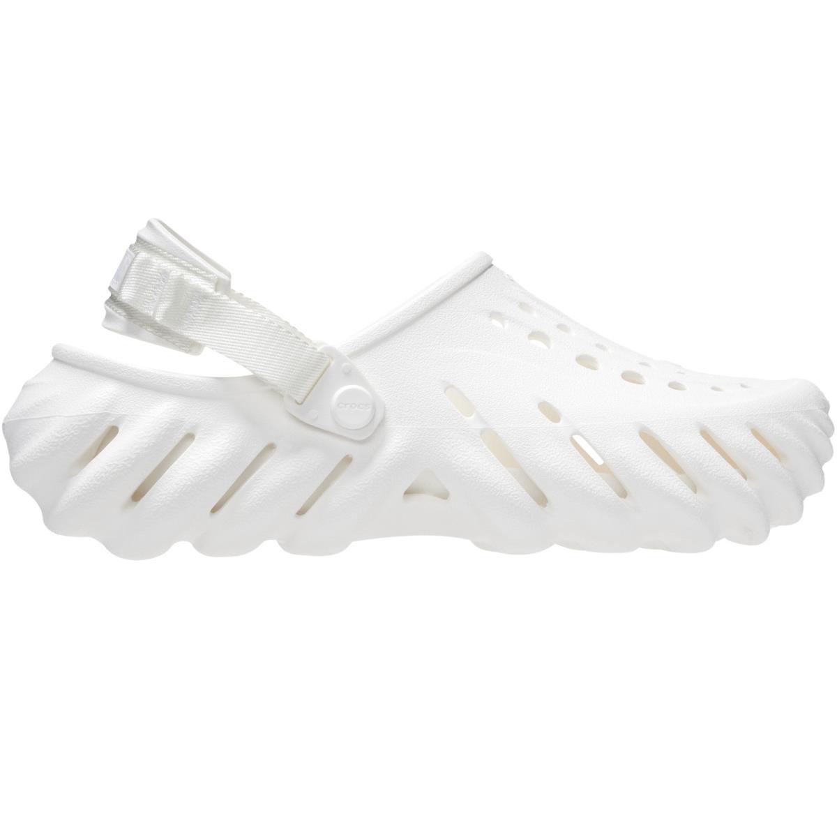 Crocs Echo Clogs Men`s Clog All Colors US Sizes 7-14 White/White