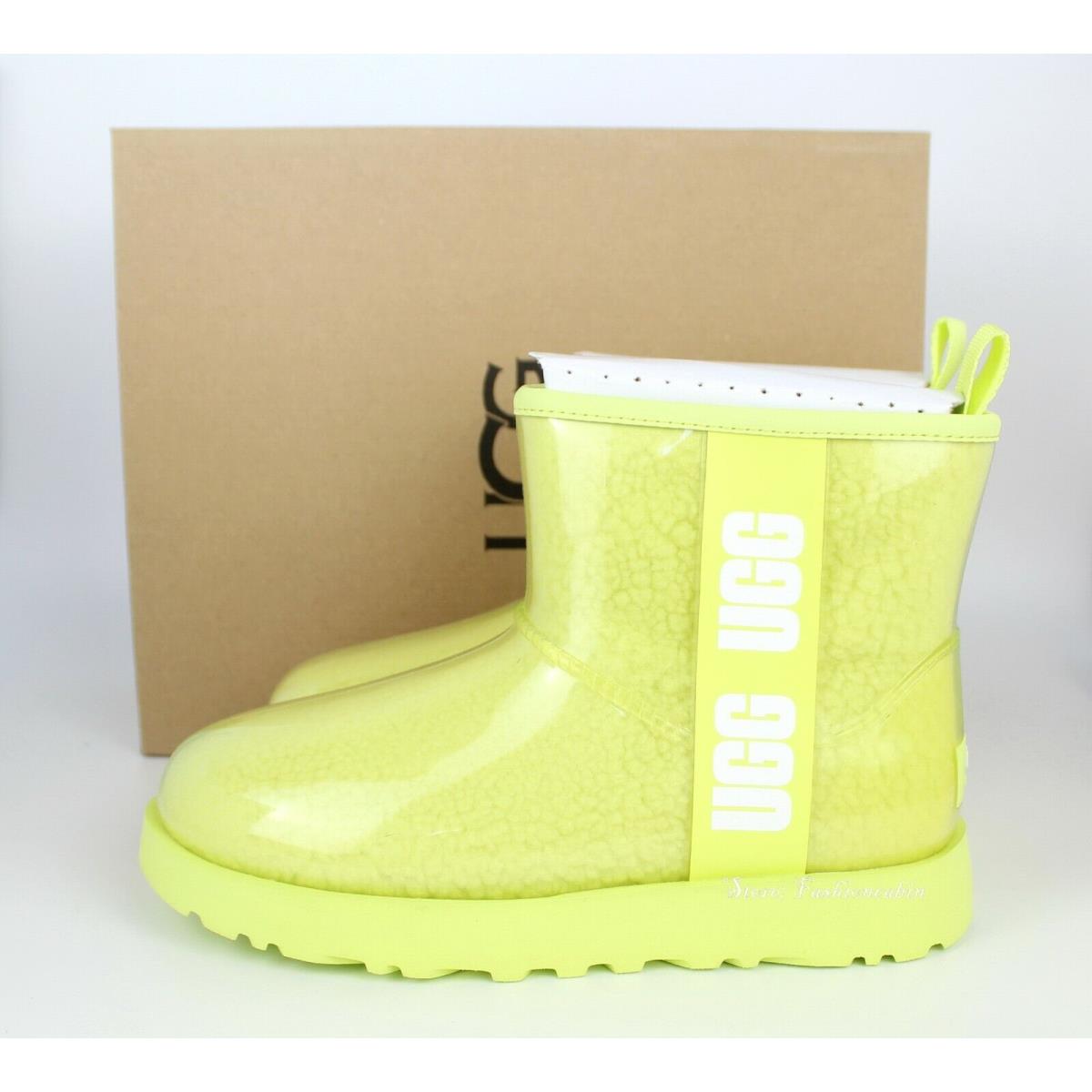 Ugg Classic Mini Waterproof Clear Boot Pollen US 6