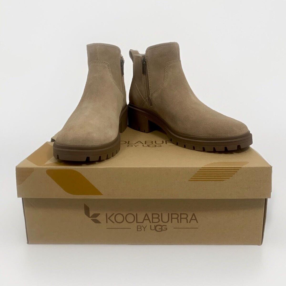 Koolaburra by Ugg Womens Size 11 Berea Suede Ortholite Ankle Zipper Boots Shoes