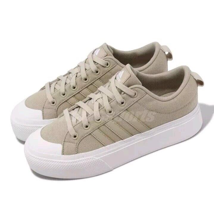 Adidas Bravada 2.0 Platform Wonder Beige Cloue White Womenlshoes IE2307 Size 10