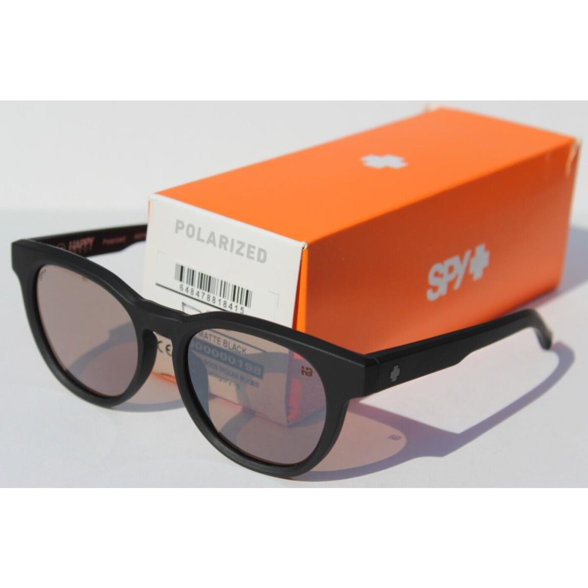 Spy Optics Cedros Polarized Sunglasses Matte Black/happy Boost Black Mirror