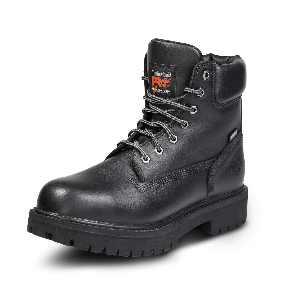 Man`s Boots Timberland Pro Direct Attach 6 Steel Toe - Black-2024 NEW