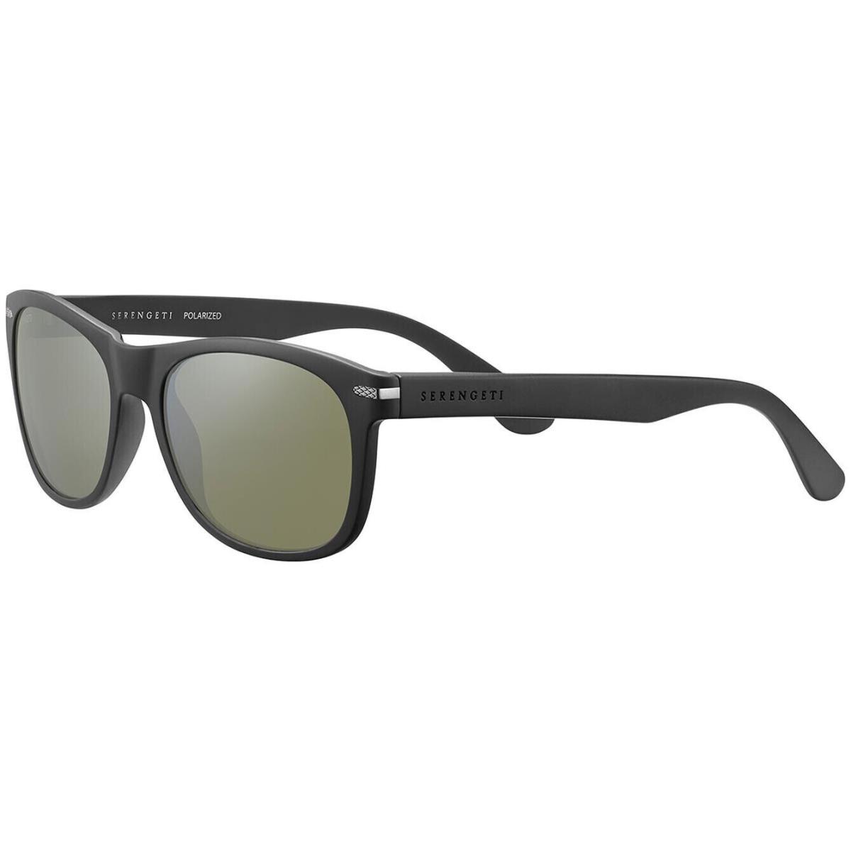 Serengeti Anteo Sunglasses - Polarized Mineral Glass Lenses 8667/MatteBlack/555nm