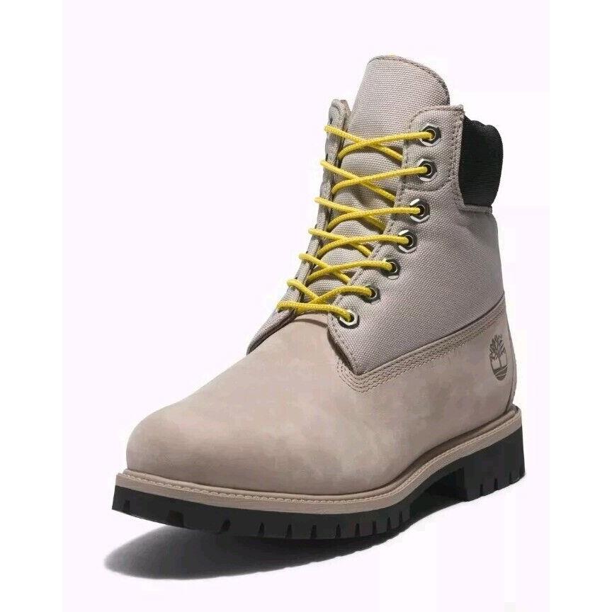 Timberland 6-Inch Heritage Cashmere Waterproof Mixed Media Boot Men 11