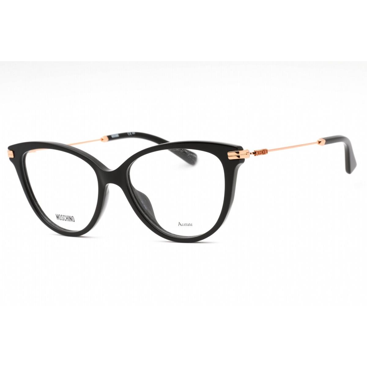 Moschino MOS561-807-52 Eyeglasses Size 52mm 16mm 140mm Black Women