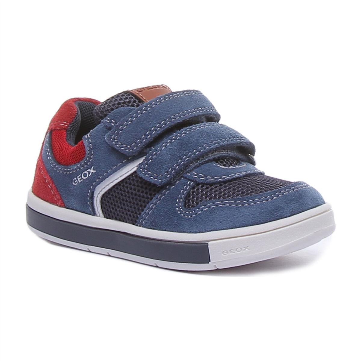 Geox B Trottola2Strap Hook and Loop Pull On Sneaker Unisex US 0.5C - 13.5C