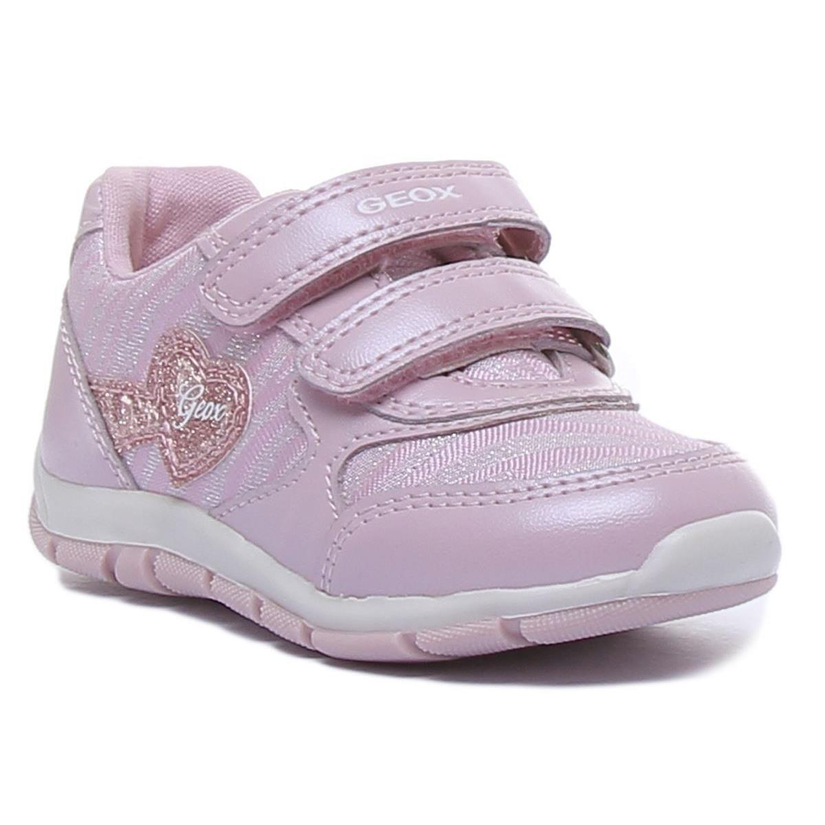 Geox B Shaax Flexible Womens Sneaker In Pink Size US 4 - 12