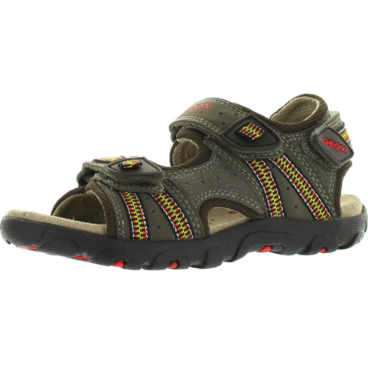 Geox Boys` Strada A Open Toe Fisherman Sandal