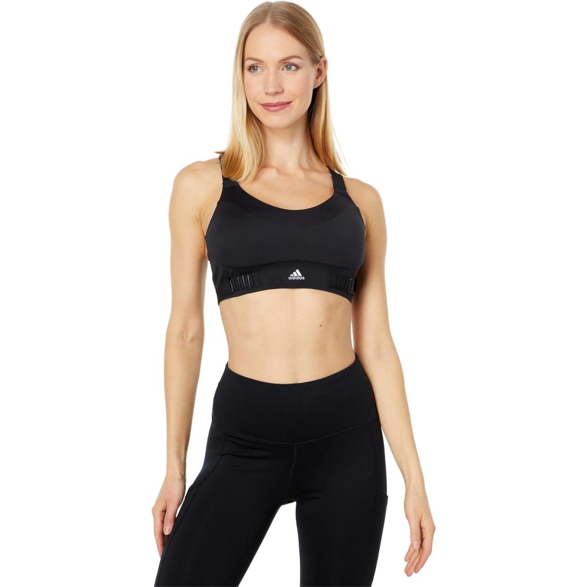 Adidas Womens Fastimpact Luxe Run High-support Bra Size:small A/c