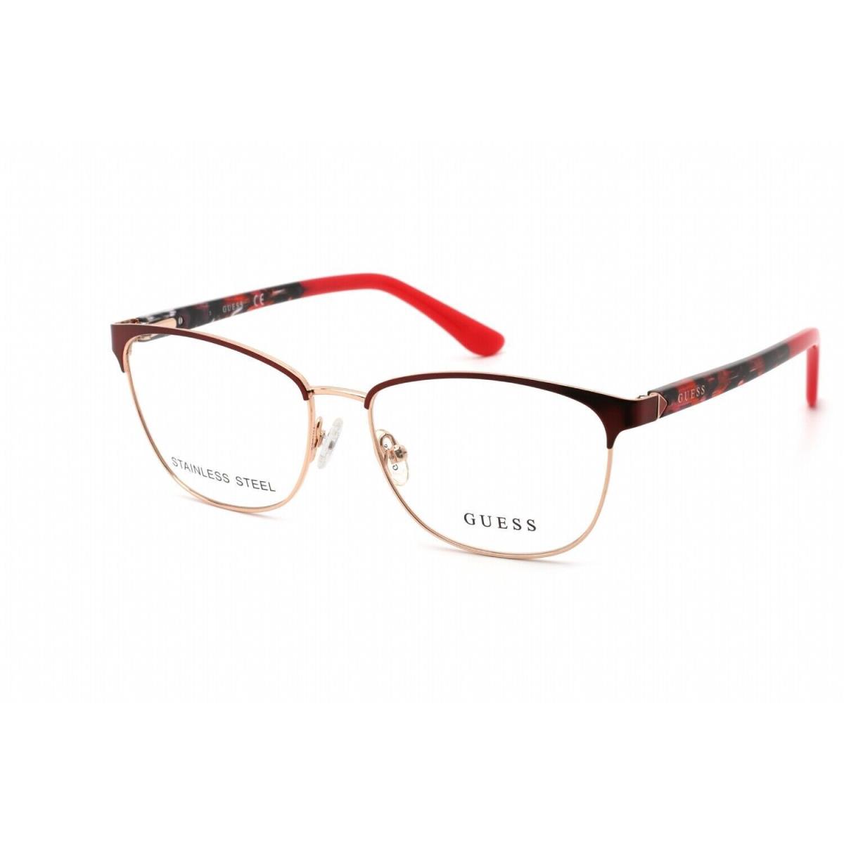 Guess GU2699-071-54 Red Eyeglasses