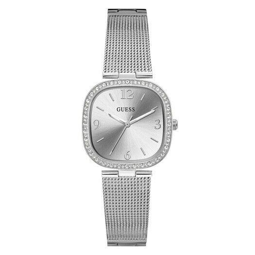 Guess Silver-tone Mesh Analog Women`s Watch GW0354L1