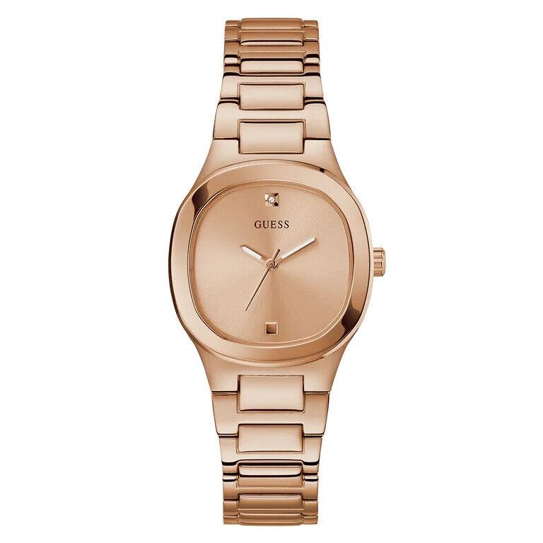 Guess Ladies Rose Gold Tone Analog Watch - GW0615L3