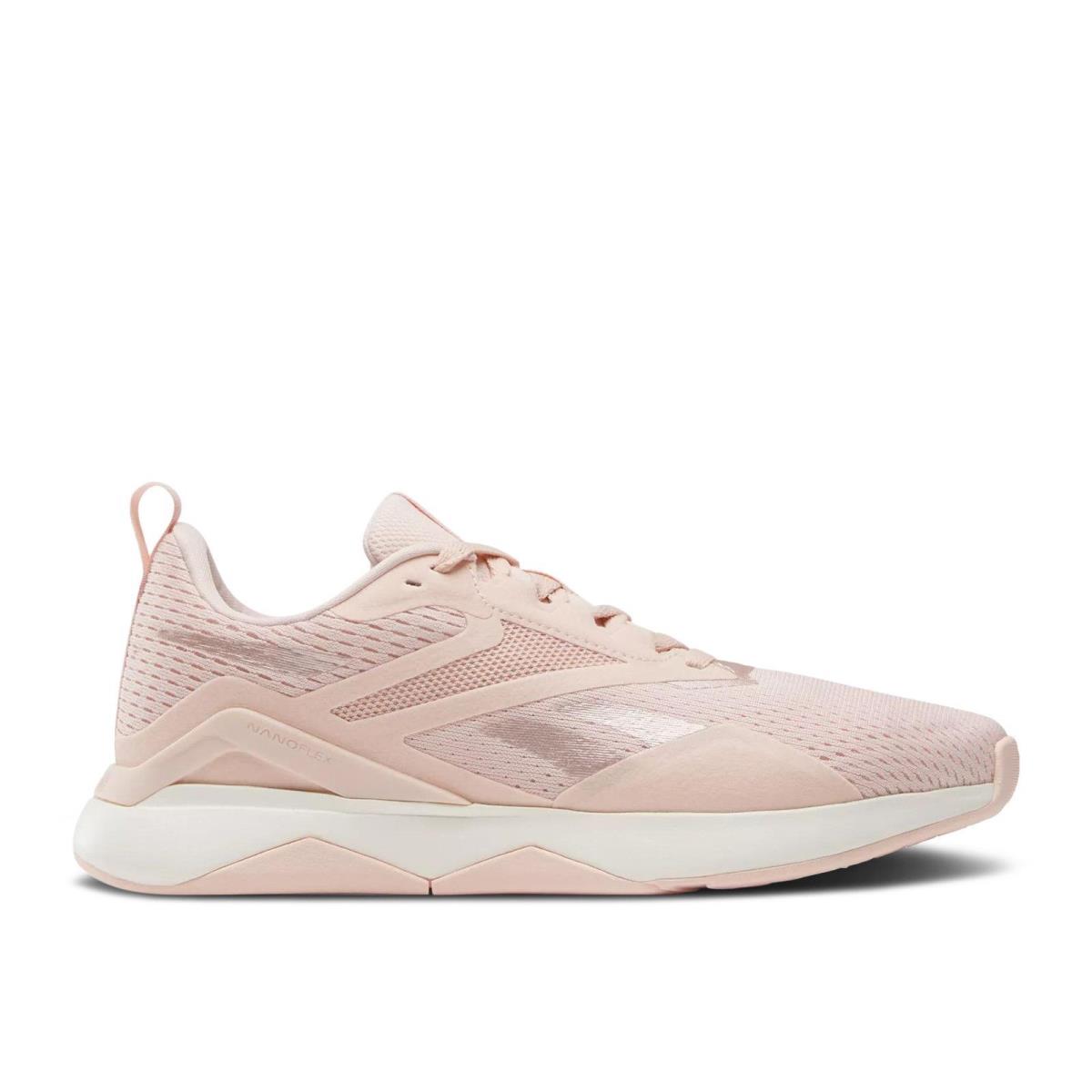 100033532/IE6715 Womens Reebok Nanoflex TR 2 - Pospin/Pospin/Chalk