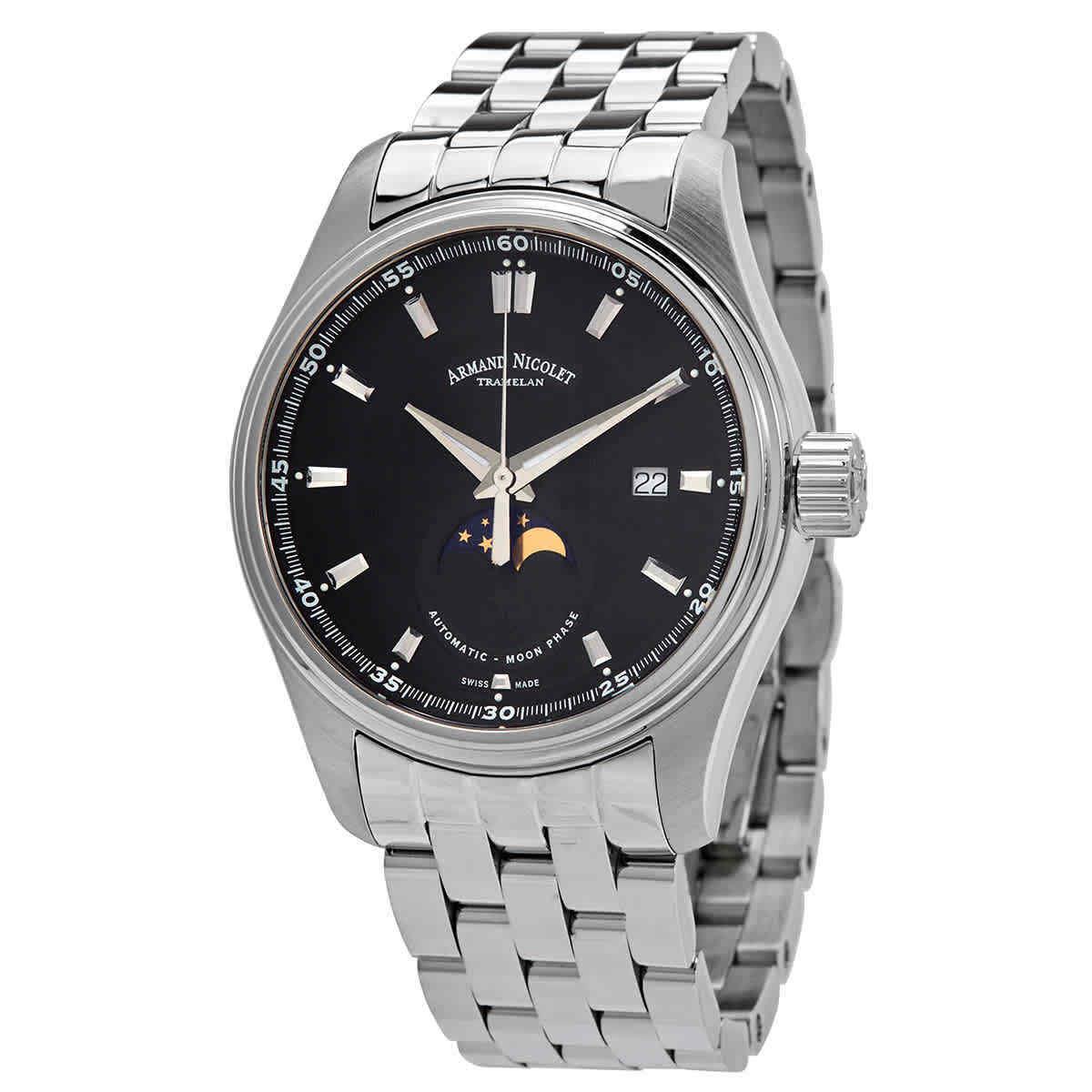 Armand Nicolet MH2 Automatic Black Dial Men`s Watch A640L-NR-MA2640A