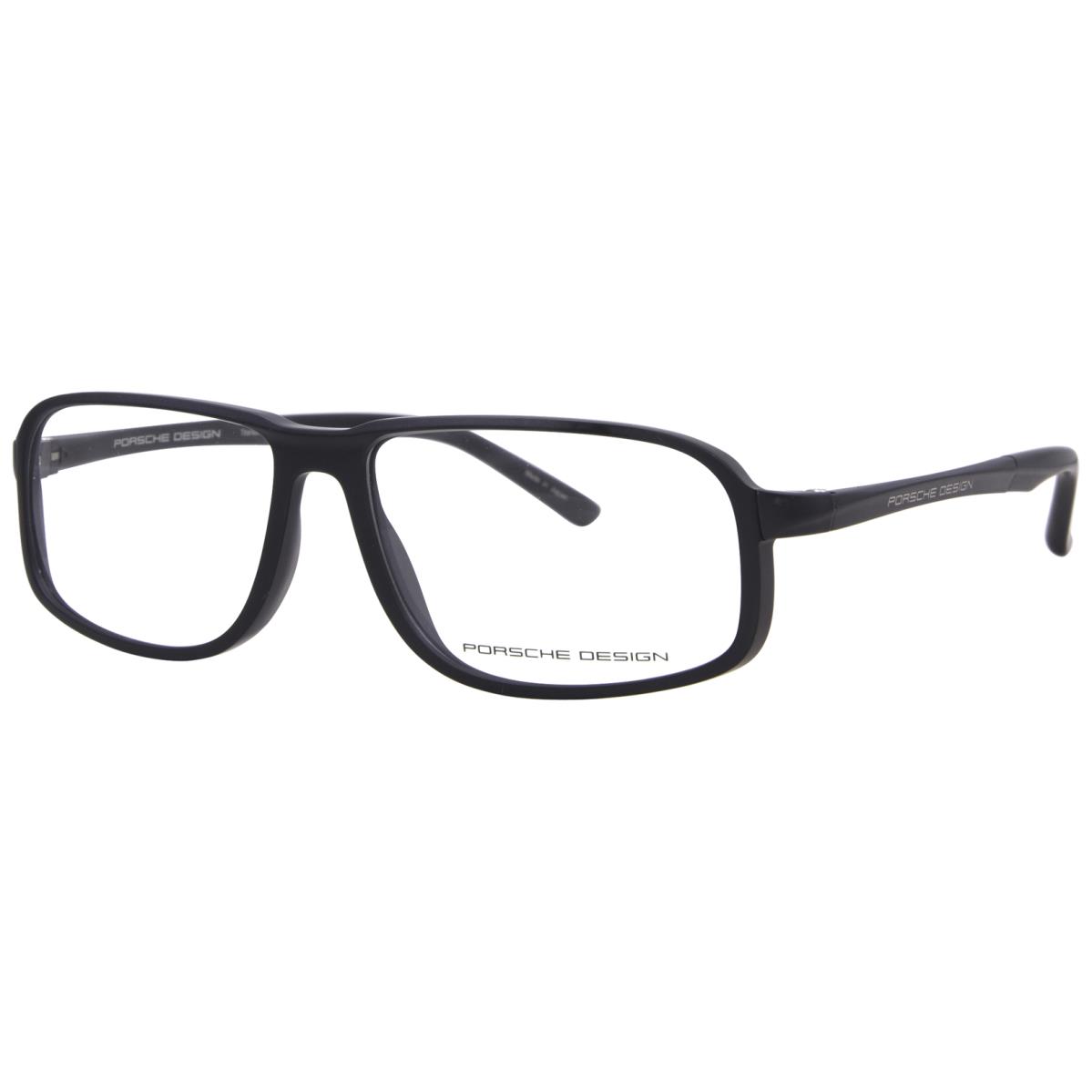 Porsche Design Men`s Eyeglasses P`8229 P8229 Full Rim Optical Frame 57MM Black