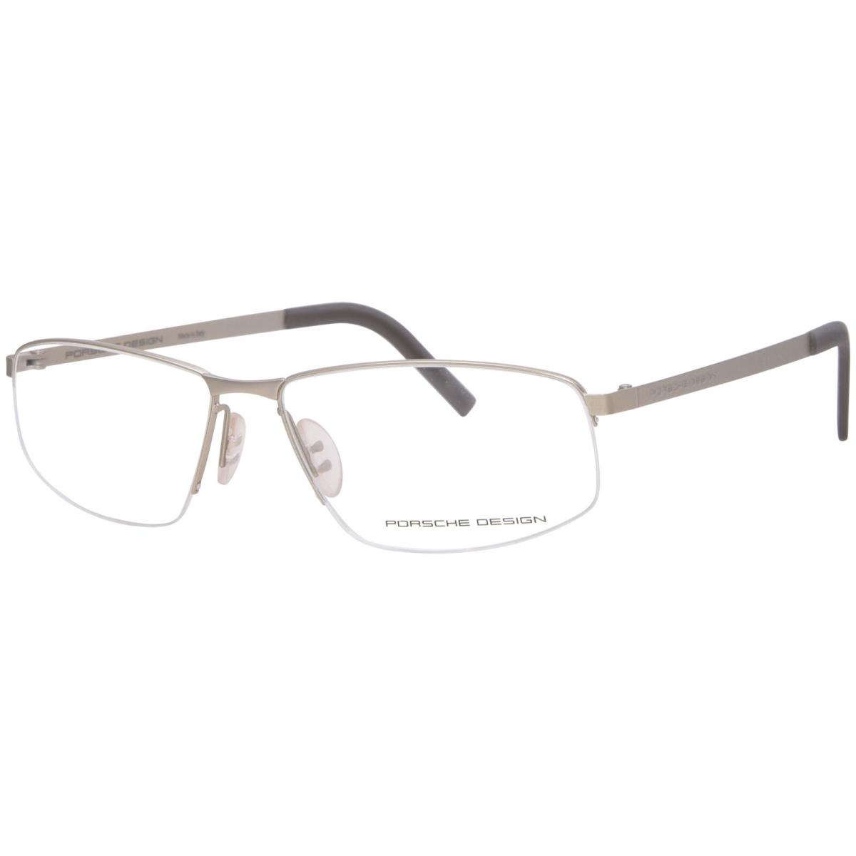 Porsche Design Eyeglasses P8284 P/8284 B Light Gold Half Rim Optical Frame 59mm