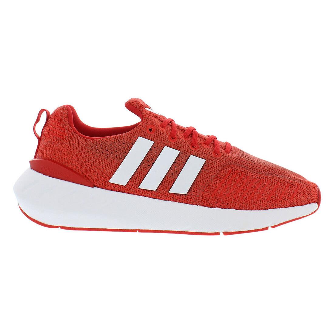 Adidas Swift Run 22 Mens Shoes - Red/Silver, Main: Red