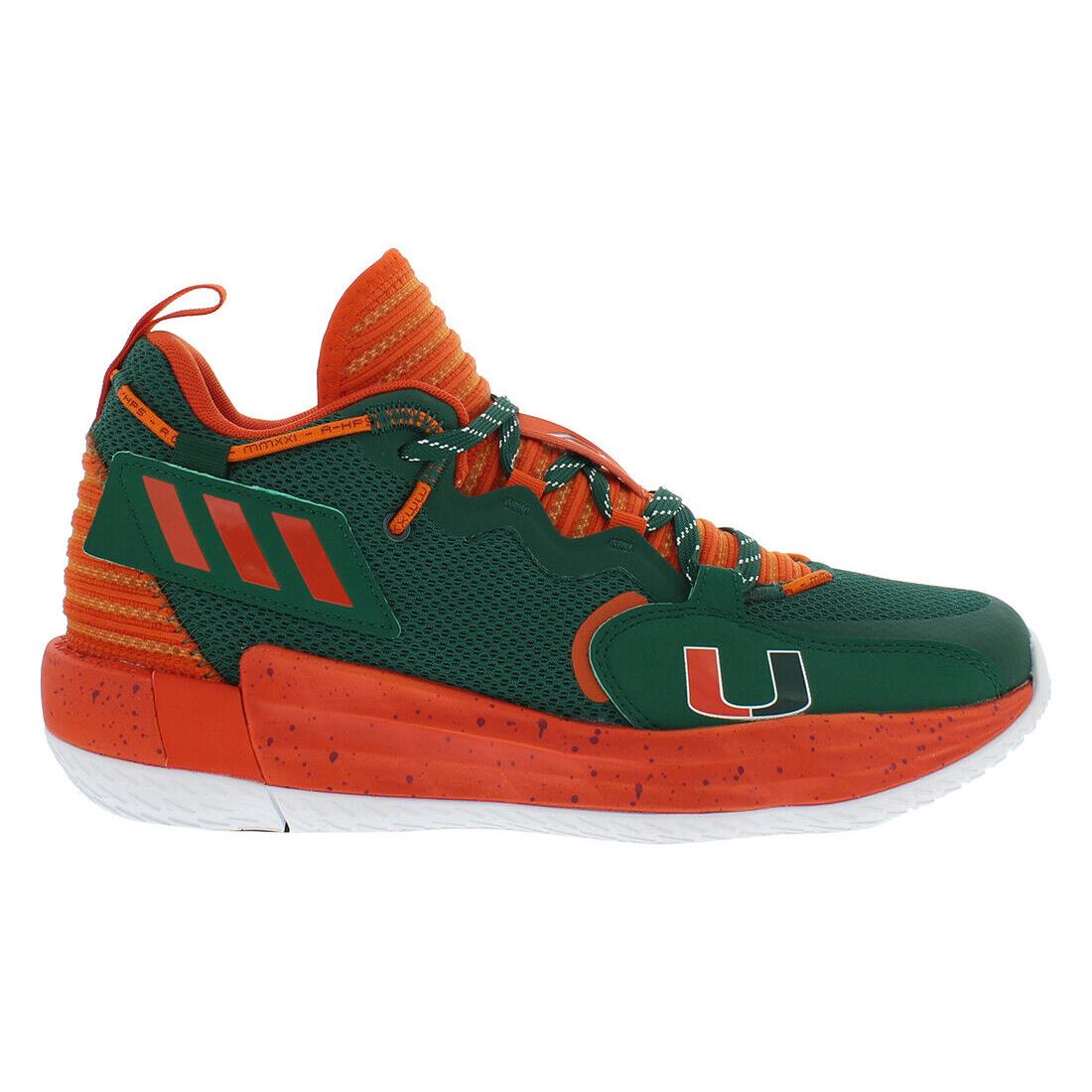 Adidas Sm Dame 7 Extply Unisex Shoes - Green/Orange, Main: Green