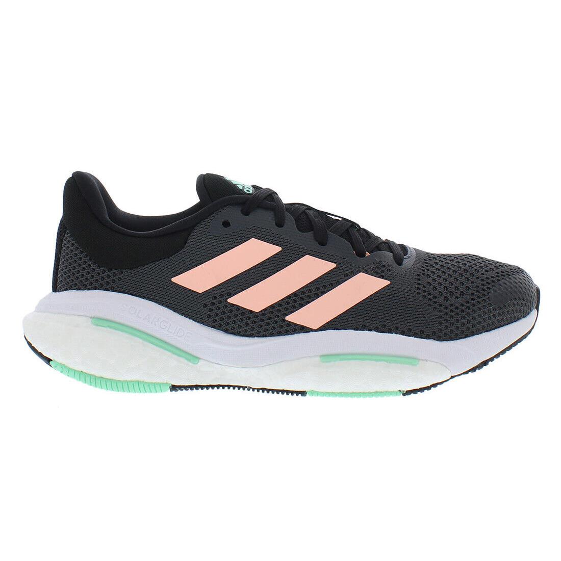 Adidas Solar Glide 5 Womens Shoes - Black/Pink, Main: Black