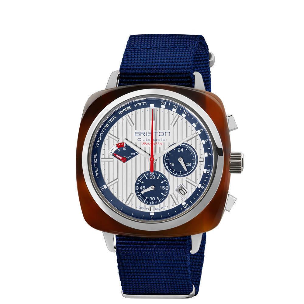 Briston Clubmaster Regatta Chrono White Watch