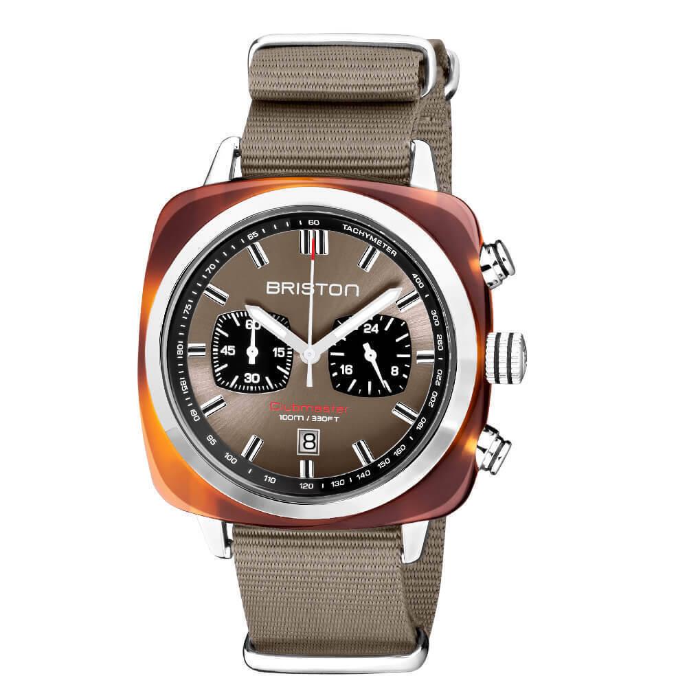 Briston Clubmaster Sport Chrono Gray Taupe Watch