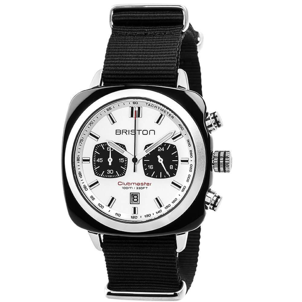 Briston Clubmaster Sport Chrono Black White Watch