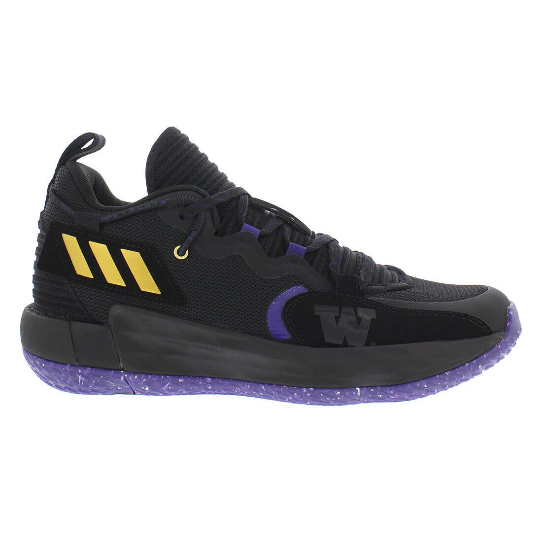 Adidas Sm Dame 7 Extply Unisex Shoes - Black/Purple, Main: Black