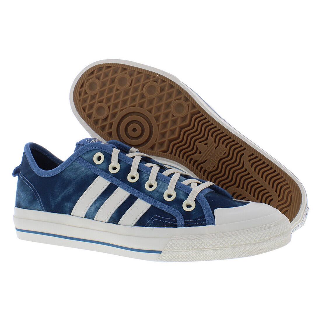 Adidas Nizza RF Mens Shoes - Crew Navy/Wonder White/Wonder White, Main: Blue