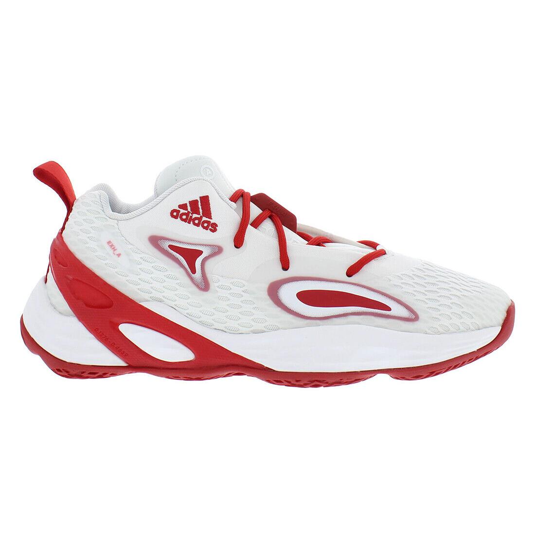 Adidas Sm Exhibit A Unisex Shoes - White/Red, Main: White