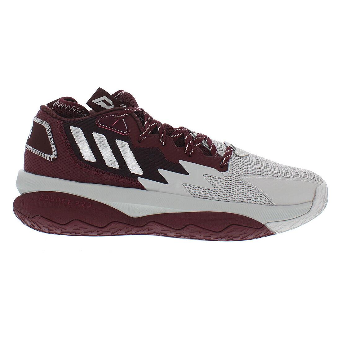 Adidas Sm Dame 8 Unisex Shoes - Burgundy/Grey, Main: Red