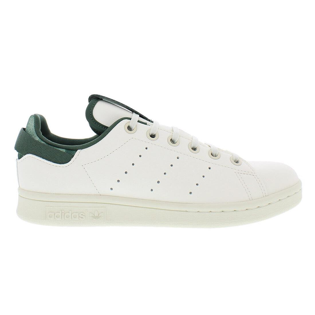 Adidas Stan Smith Boys Shoes - Cream/Green, Main: White