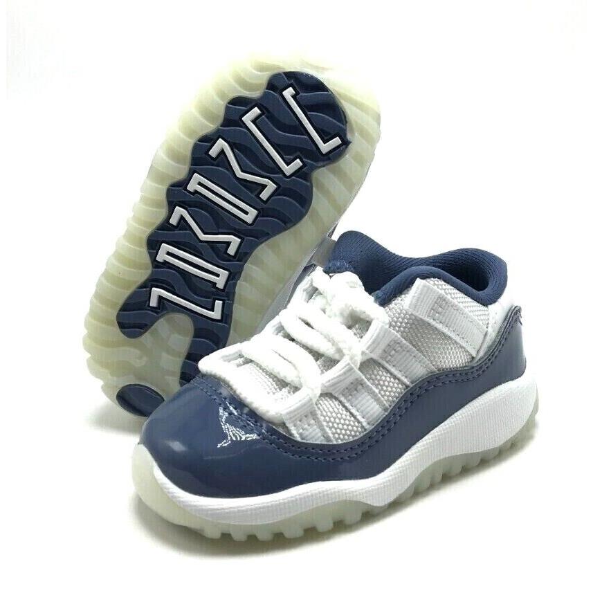 Toddler Baby Nike Air Jordan 11 Retro Low TD White / Navy FV5120 104