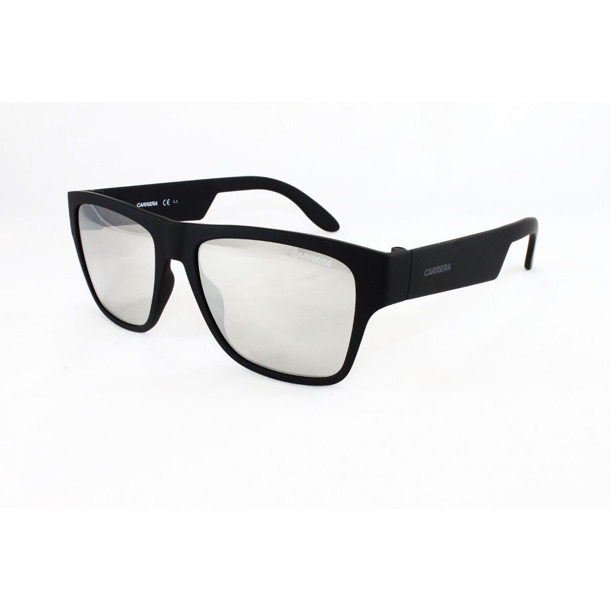 Carrera Men`s Sunglasses CA-5002ST-DL5-SS Matte Black 55mm Silver Mirrored Lens