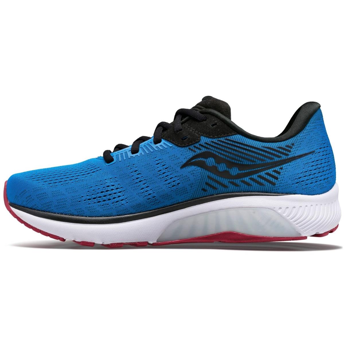 Saucony Men`s Guide 14 Running Shoe - Royal/Fire/Berry