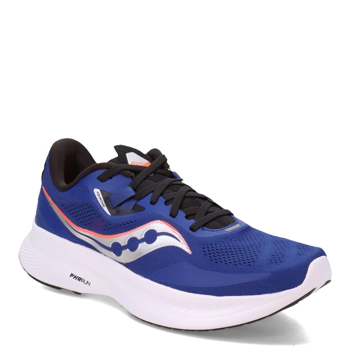 Saucony Men`s Guide 15 Running Shoe - Sapphire/Black