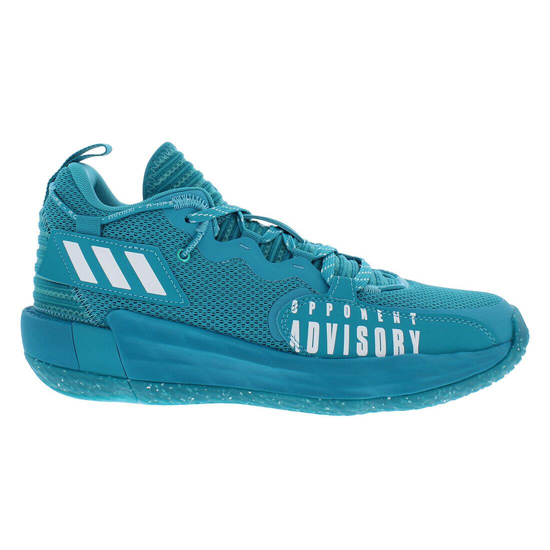 Adidas Sm Dame 7 Extply Unisex Shoes Size 8 Color: Teal - Teal, Main: Blue