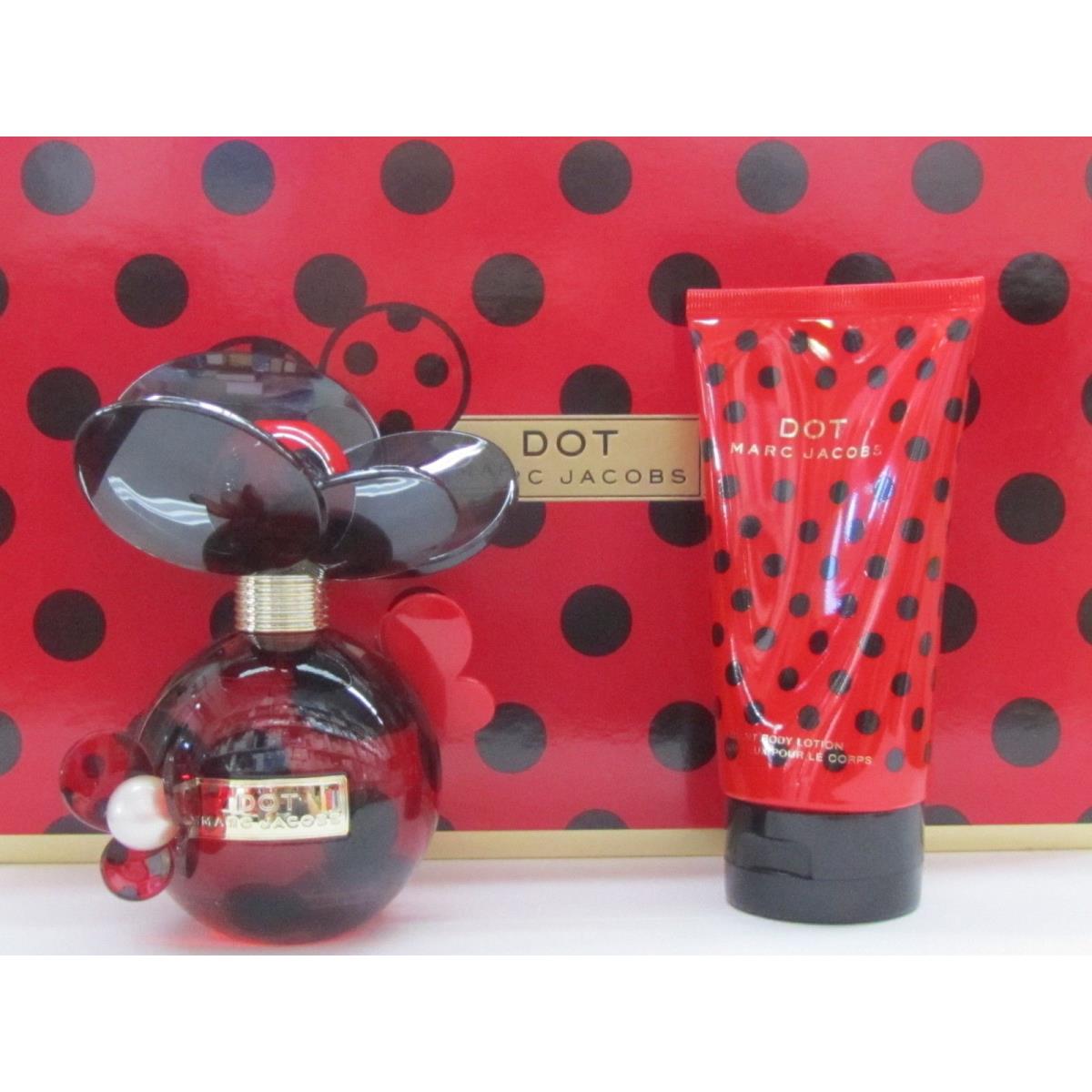 Dot Marc Jacobs Perfume 2 Pieces Set Women 3.4 oz Edp Spray + 5.1 oz Body Lotion