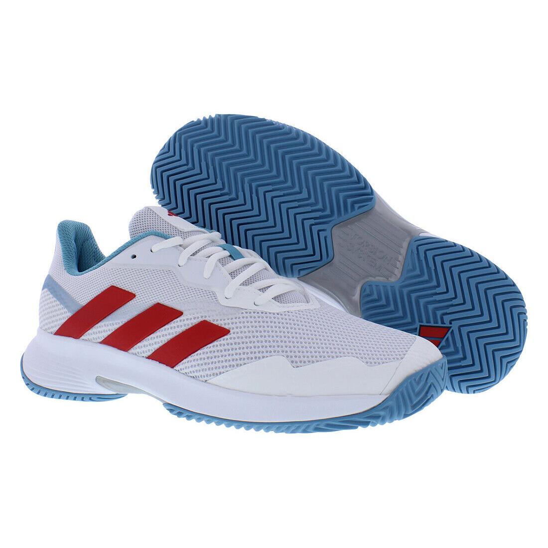 Adidas Court Jam Control Womens Shoes Size 10 Color: White/red - White/Red, Main: White